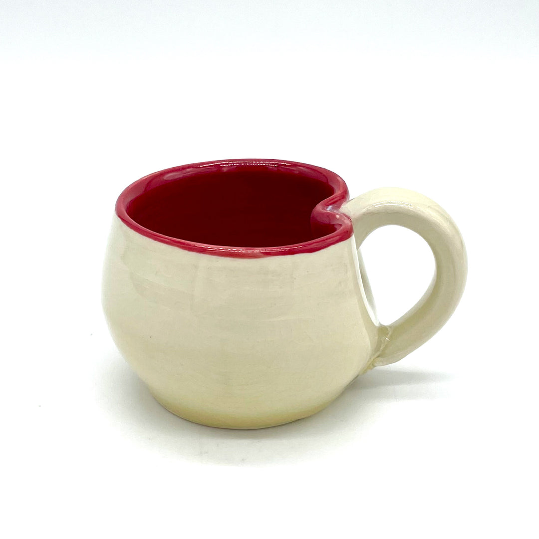 Handmade Small Heart Shaped Mug