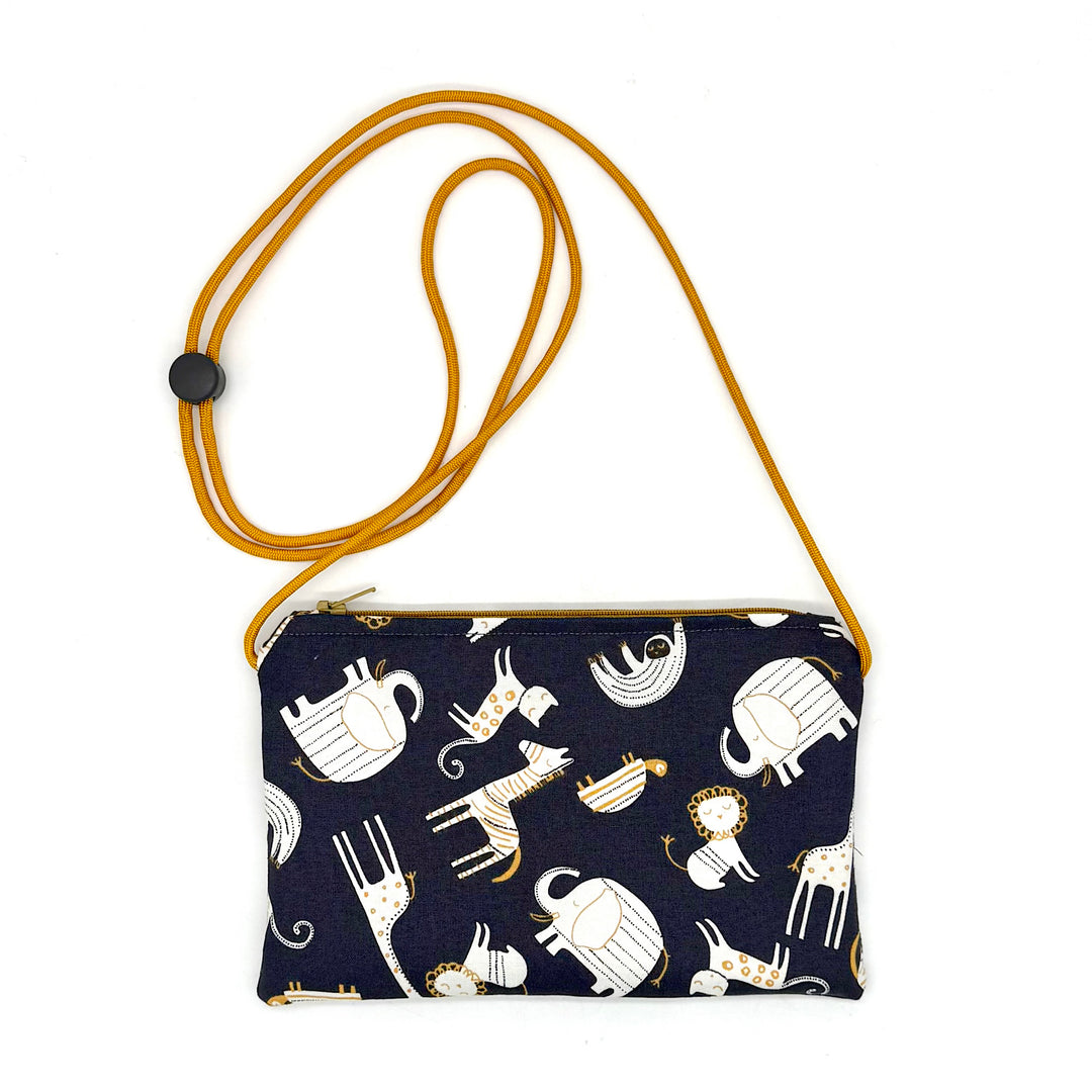 Handmade bag in animal print