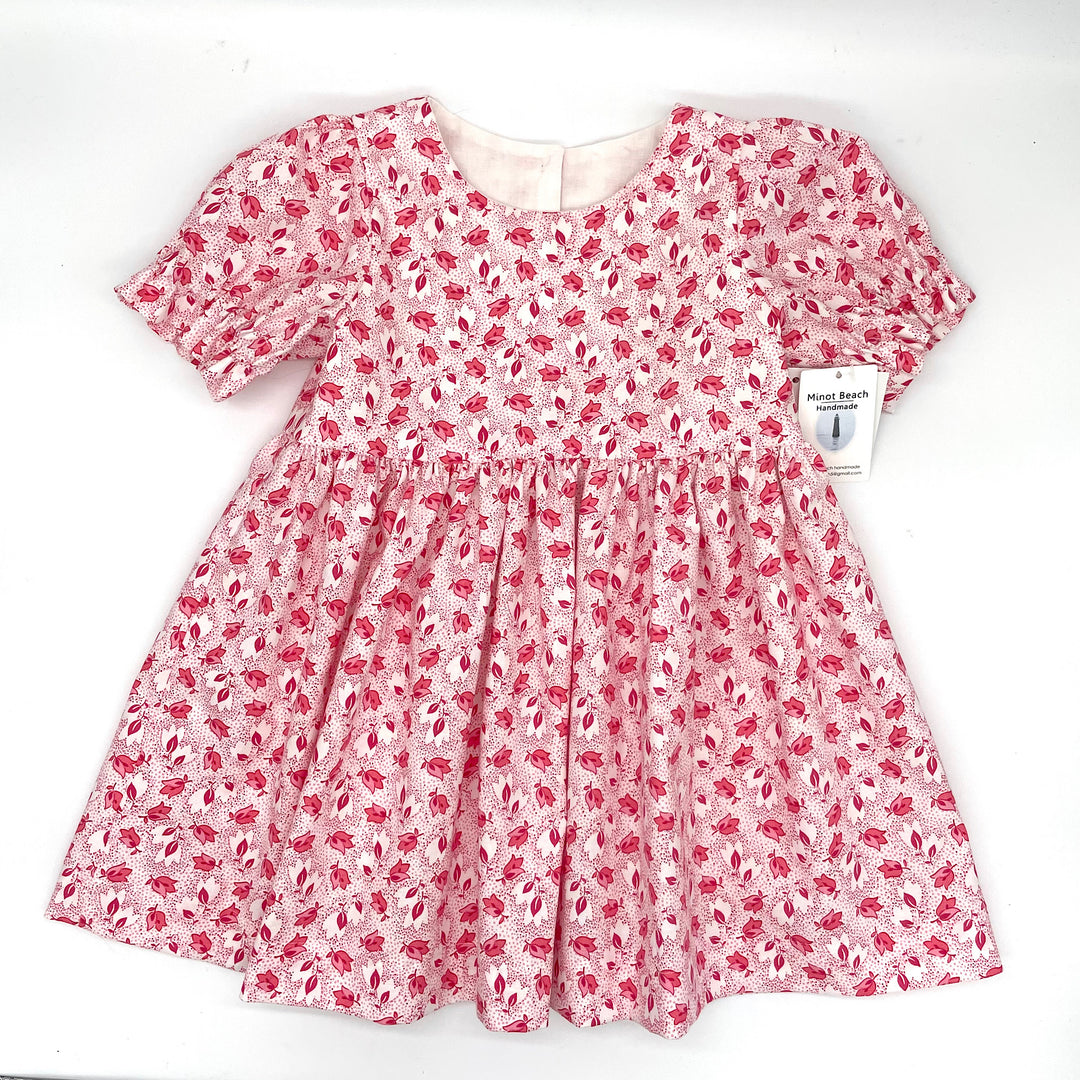Handmade Pink Floral Dress