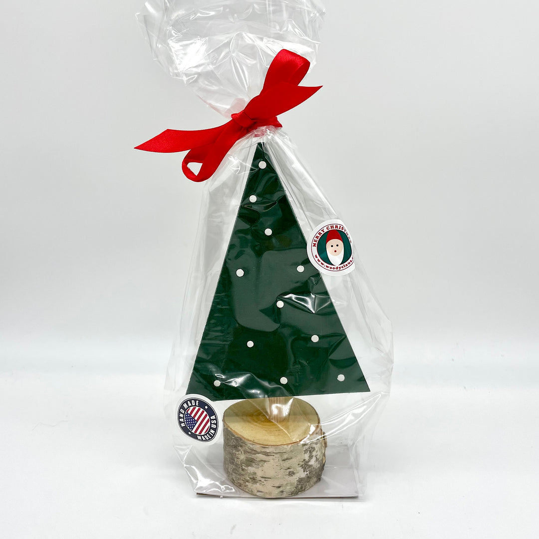 Handcrafted Wood Christmas Tree Decoration