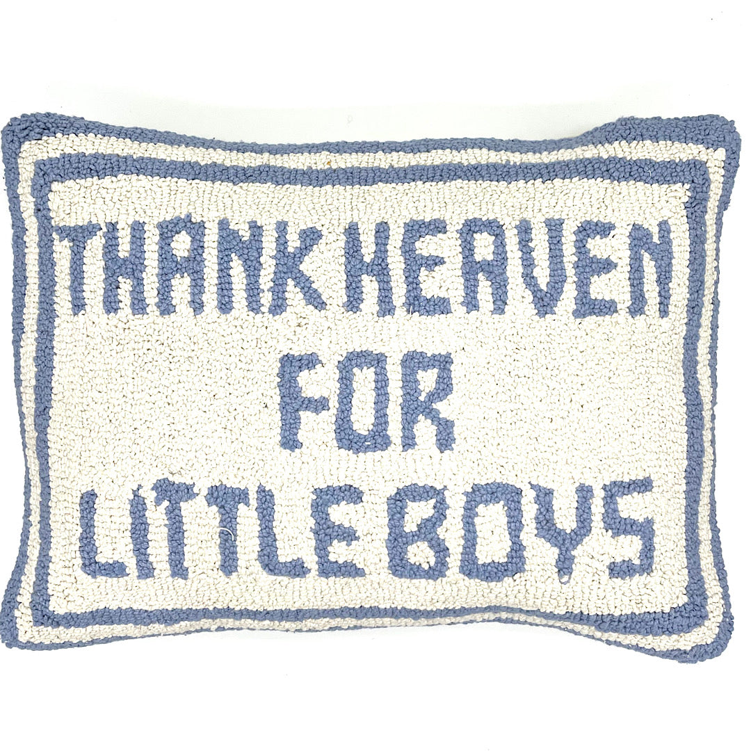 "Thank Heaven for Little Boys" Pillow