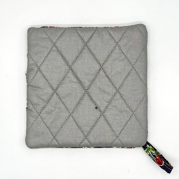 Handmade Folding Potholder in Cherry Design