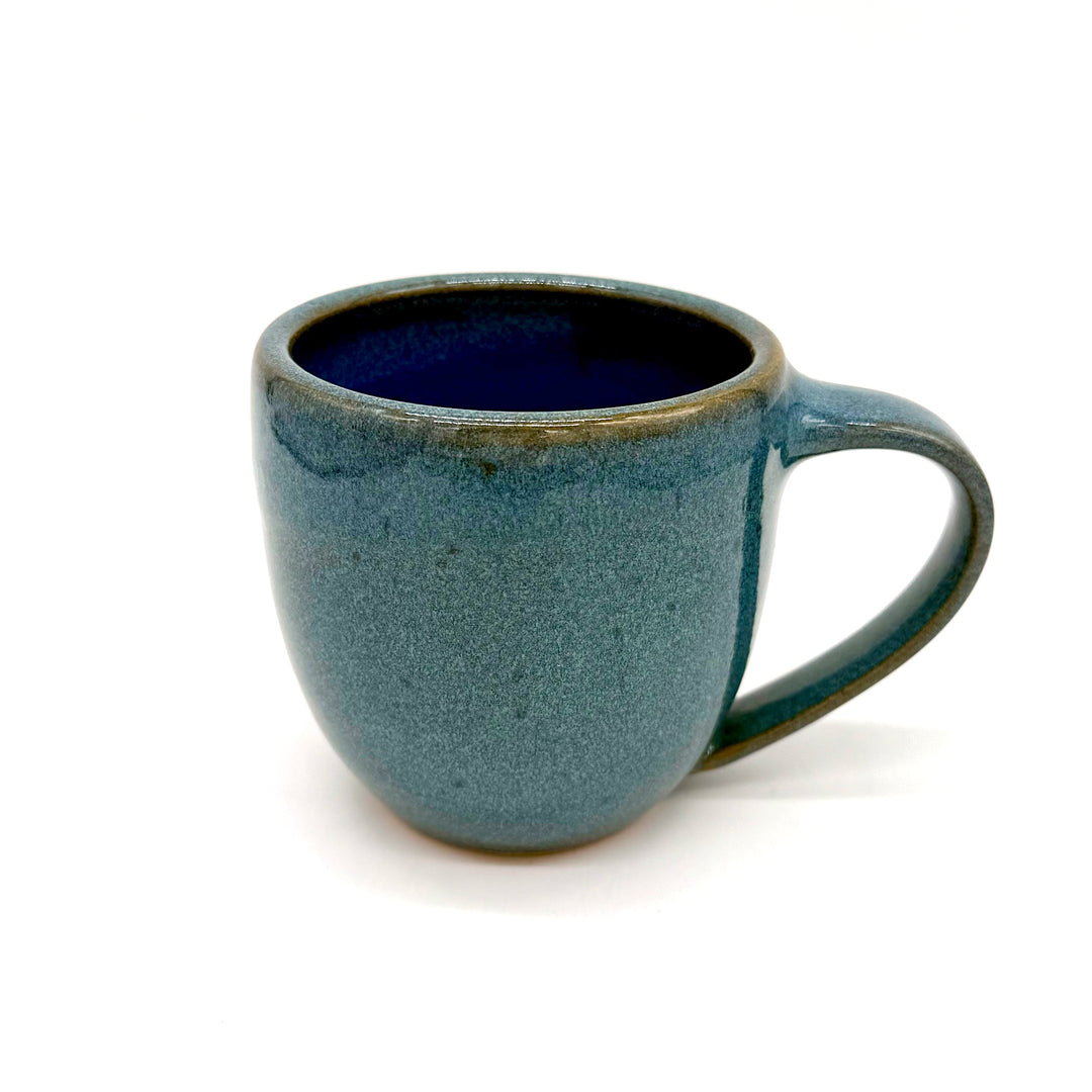 Handmade Teal Blue Ceramic Mug