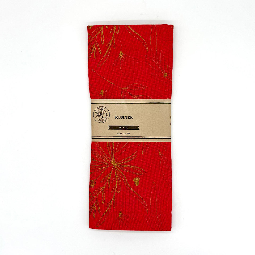 "Glitter Mistletoe" Table Runner with