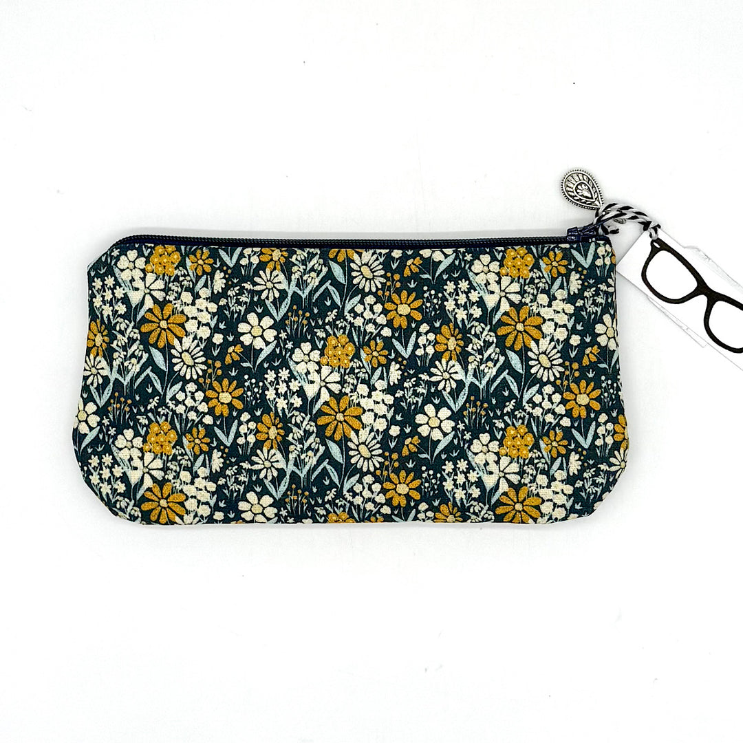 Handmade Blue Floral Eye Glass Case