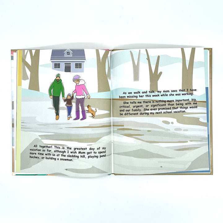 "Mommy's on a Work Call" Children's Book