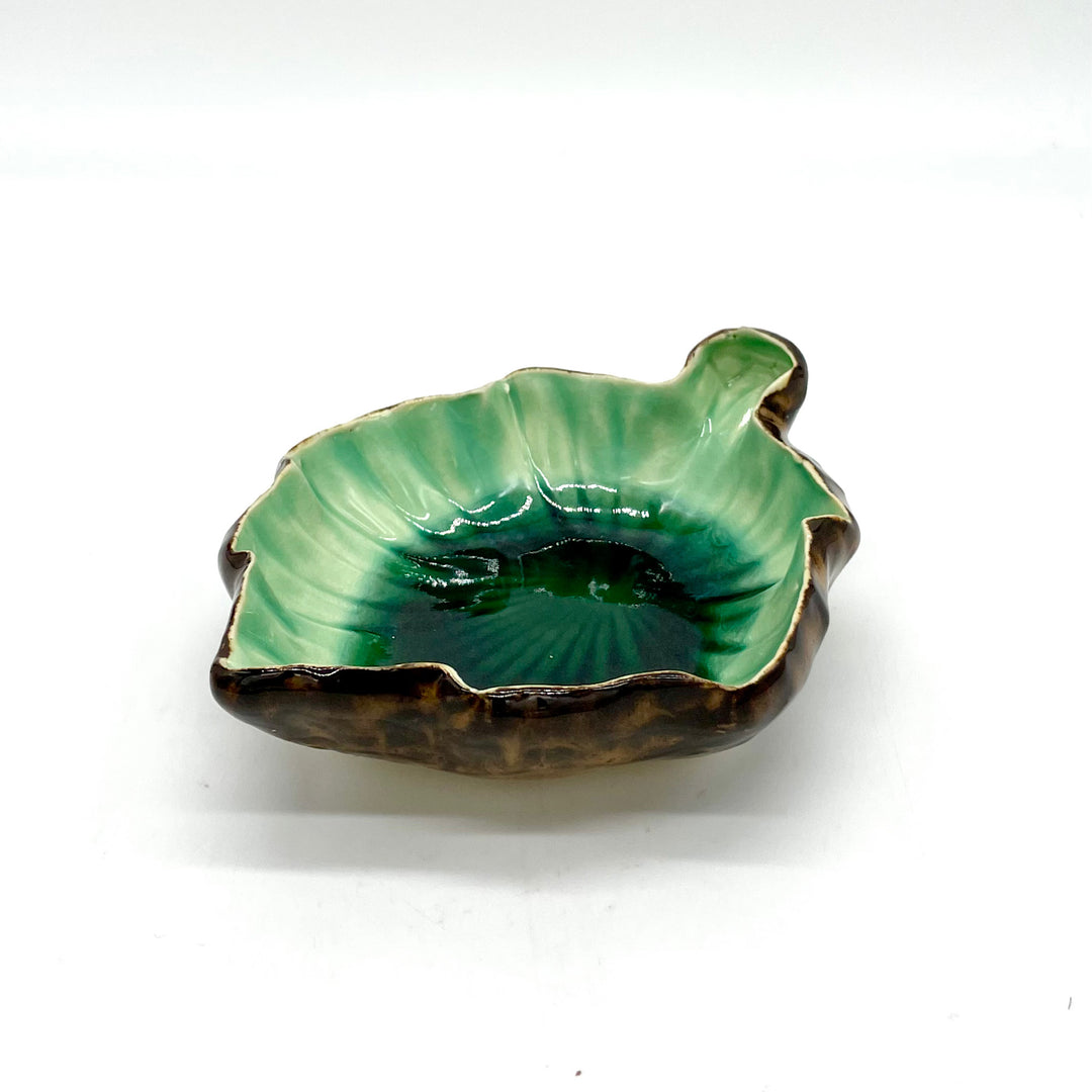 Handmade Small Ceramic Leaf Shaped Dish