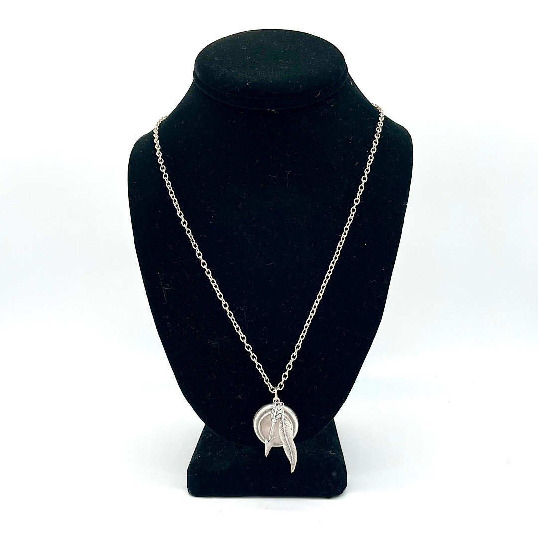Handcrafted Rose Quartz Pendant Necklace