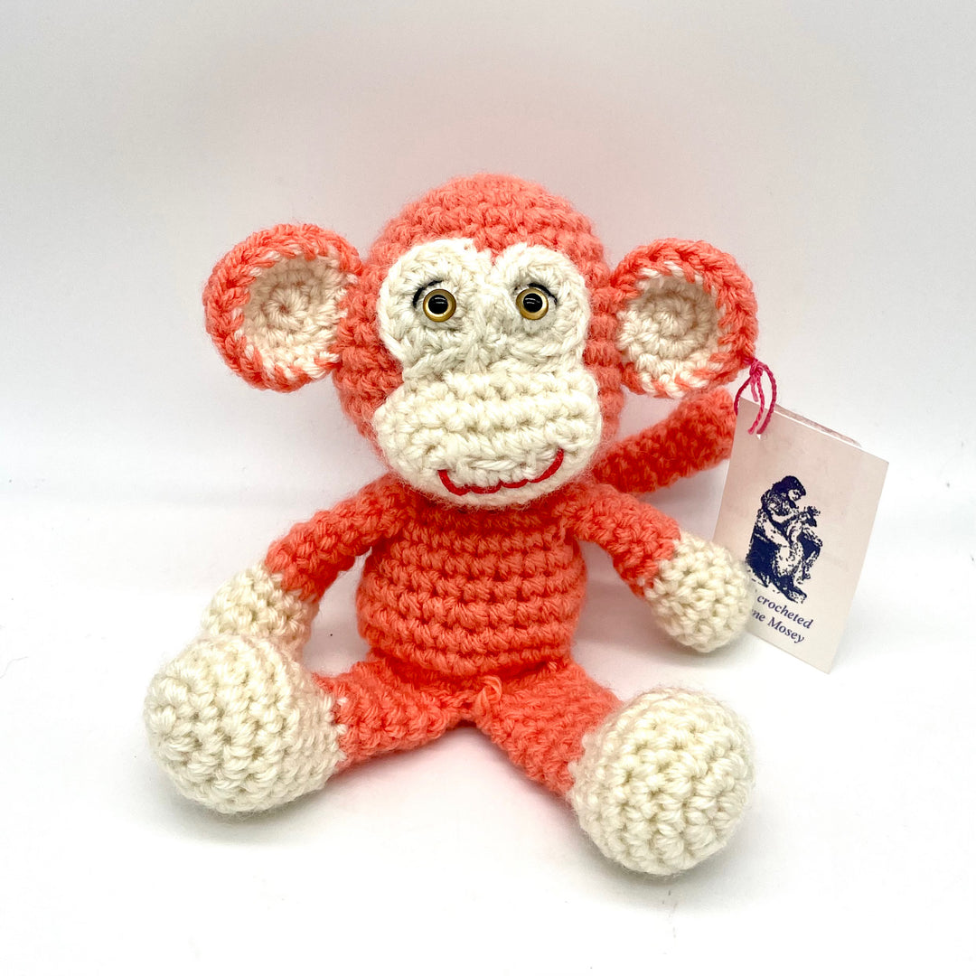 Handmade Small Crocheted Stuffed Monkey