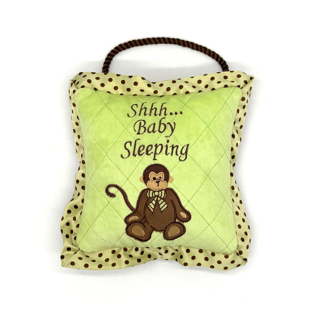 "Shhh... Baby Sleeping" Door Hanging Pillow