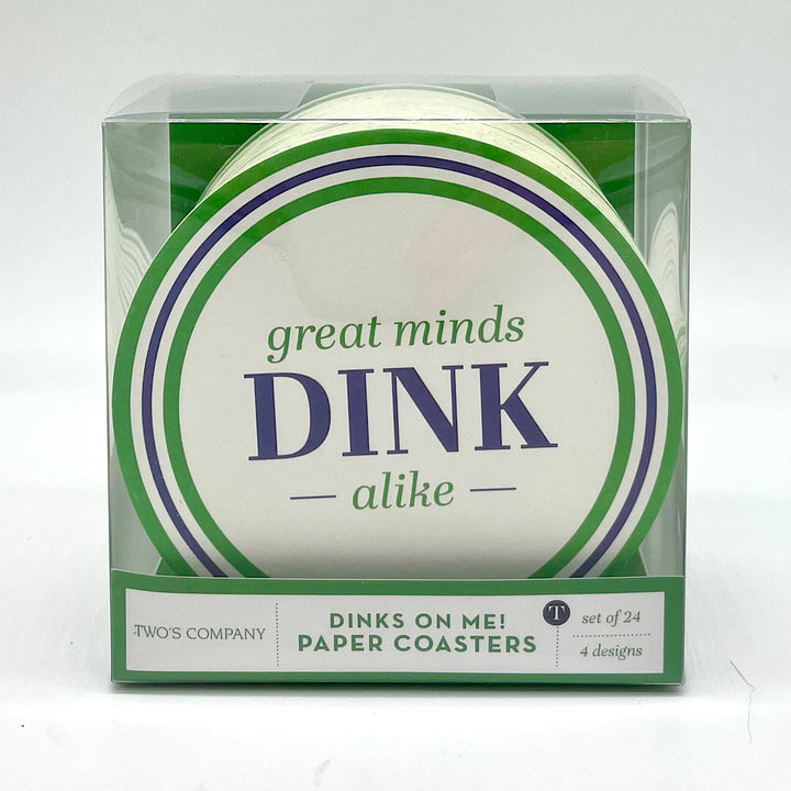 Pickleball Paper Coasters - Set of 24