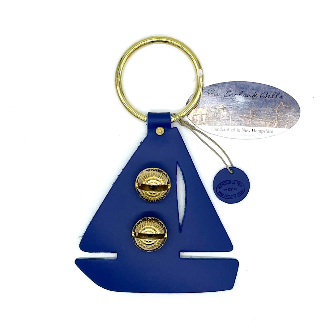 Handcrafted Blue Sailboat Door Hanger