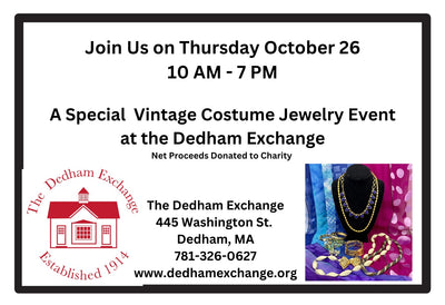 Join Us For a Vintage Costume Jewelry Event - Oct 26 from 10 AM-7 AM