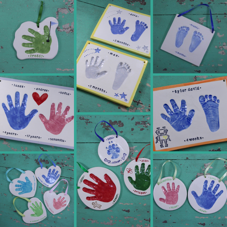 Special Event - Hand Prints and Paw Prints in Clay on Oct. 17 from 10-12.