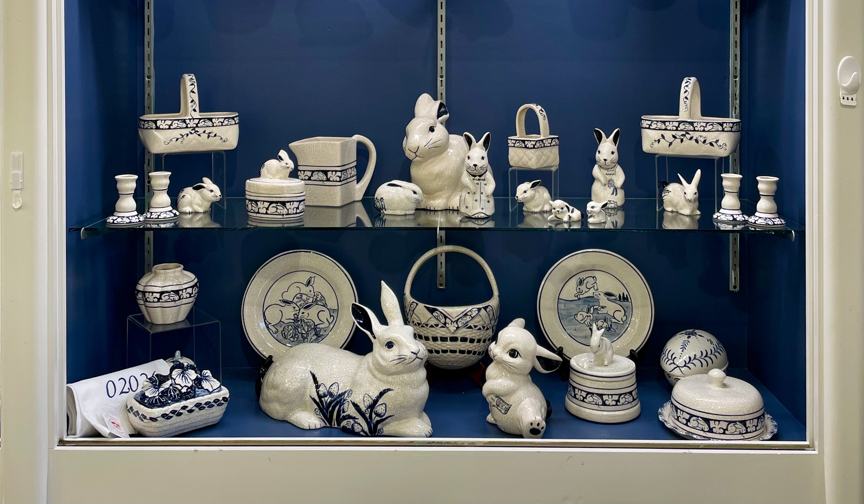 Great selection of vintage Dedham Potting Shed pottery just in