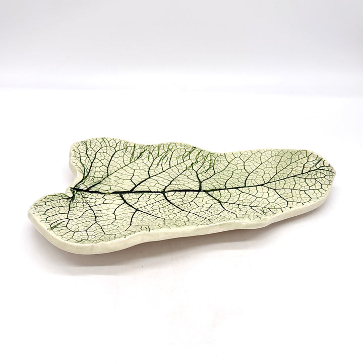 Handmade Medium Ceramic Leaf Dish