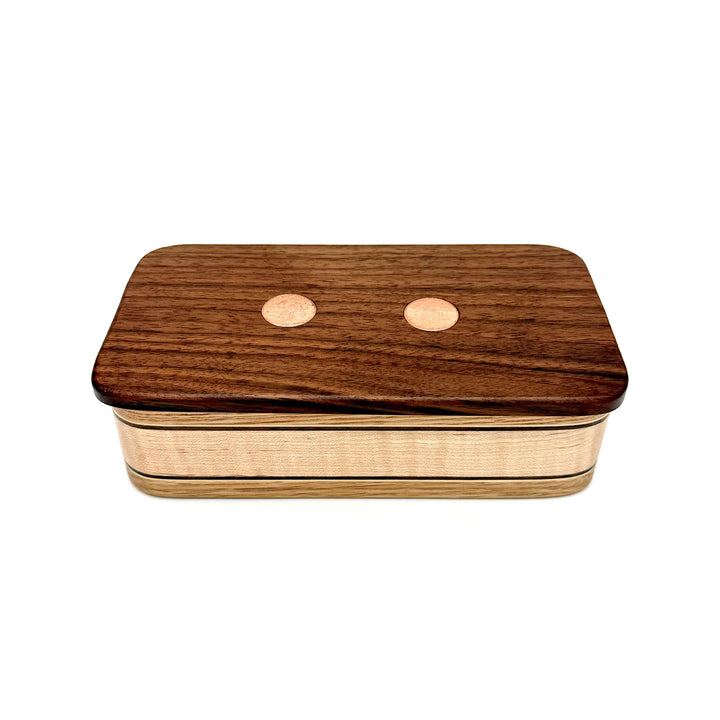Handcrafted Wood Box With Lincoln Pennies