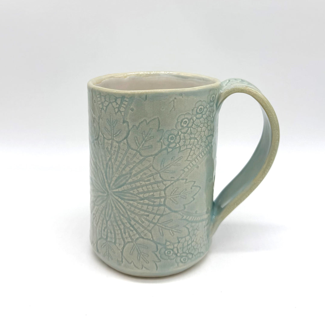 Handmade Large Seafoam Green Ceramic Mug