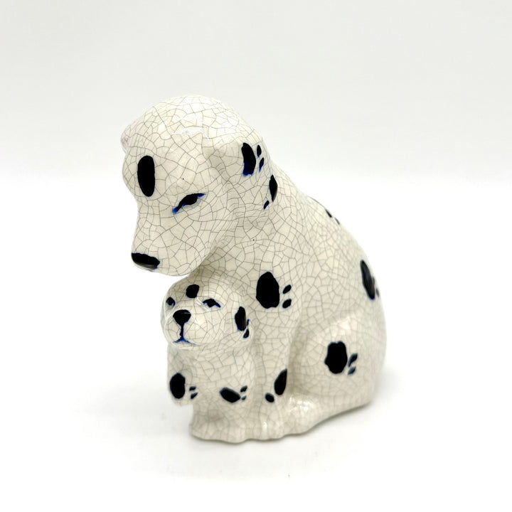 Vintage Dog and Pup Dedham Potting Shed Figurine