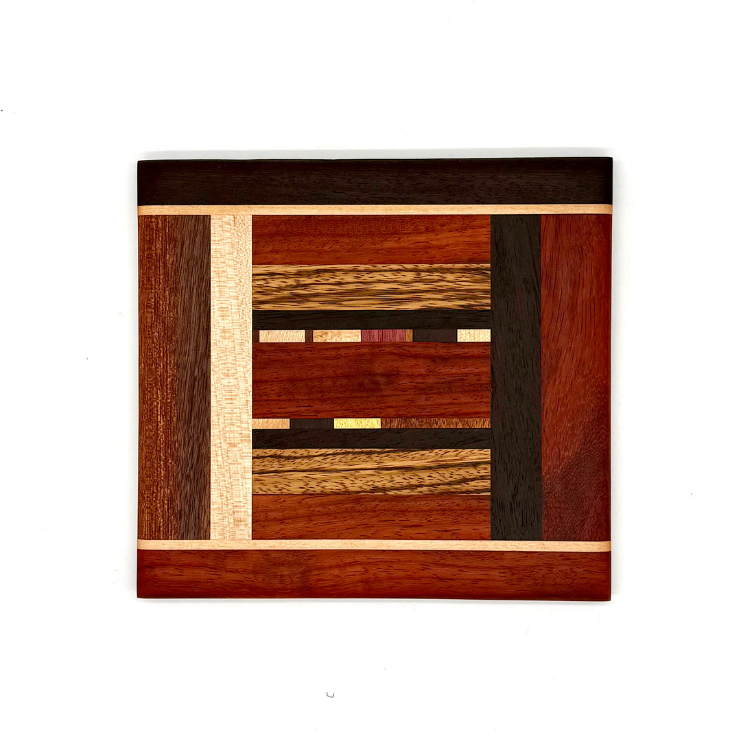 Handmade Cutting Board - "Colorful Window"
