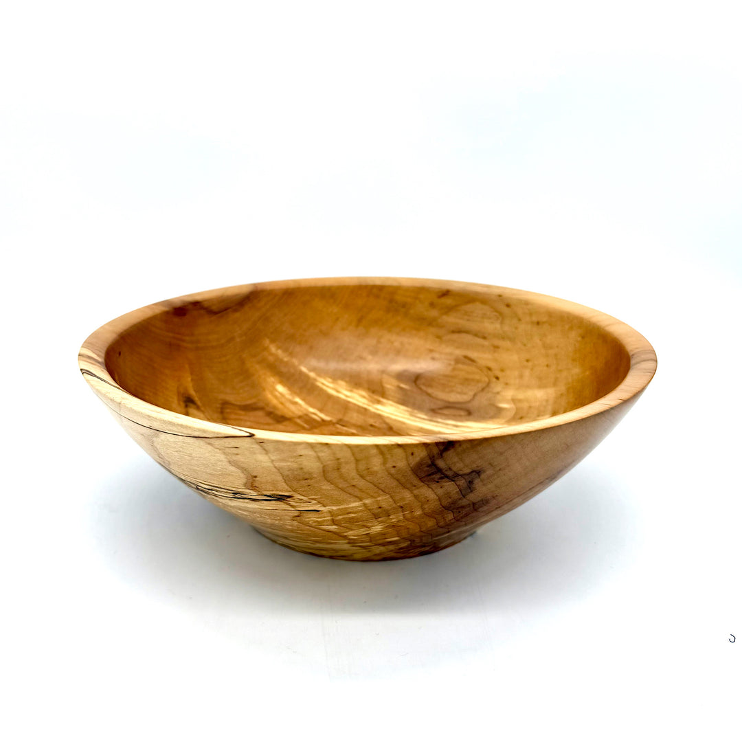 Handmade 9" spalted birch ogee bowl
