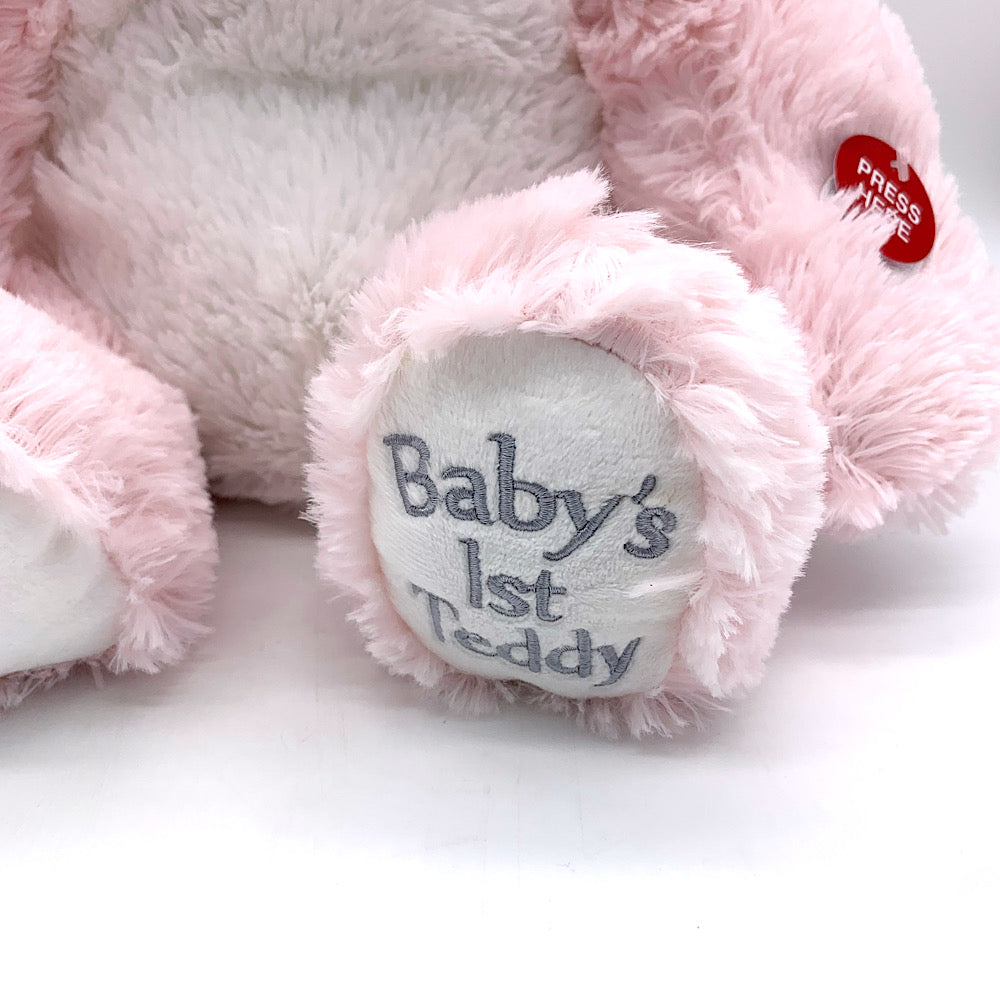 Baby's First Singin' Teddy Stuffed Animal