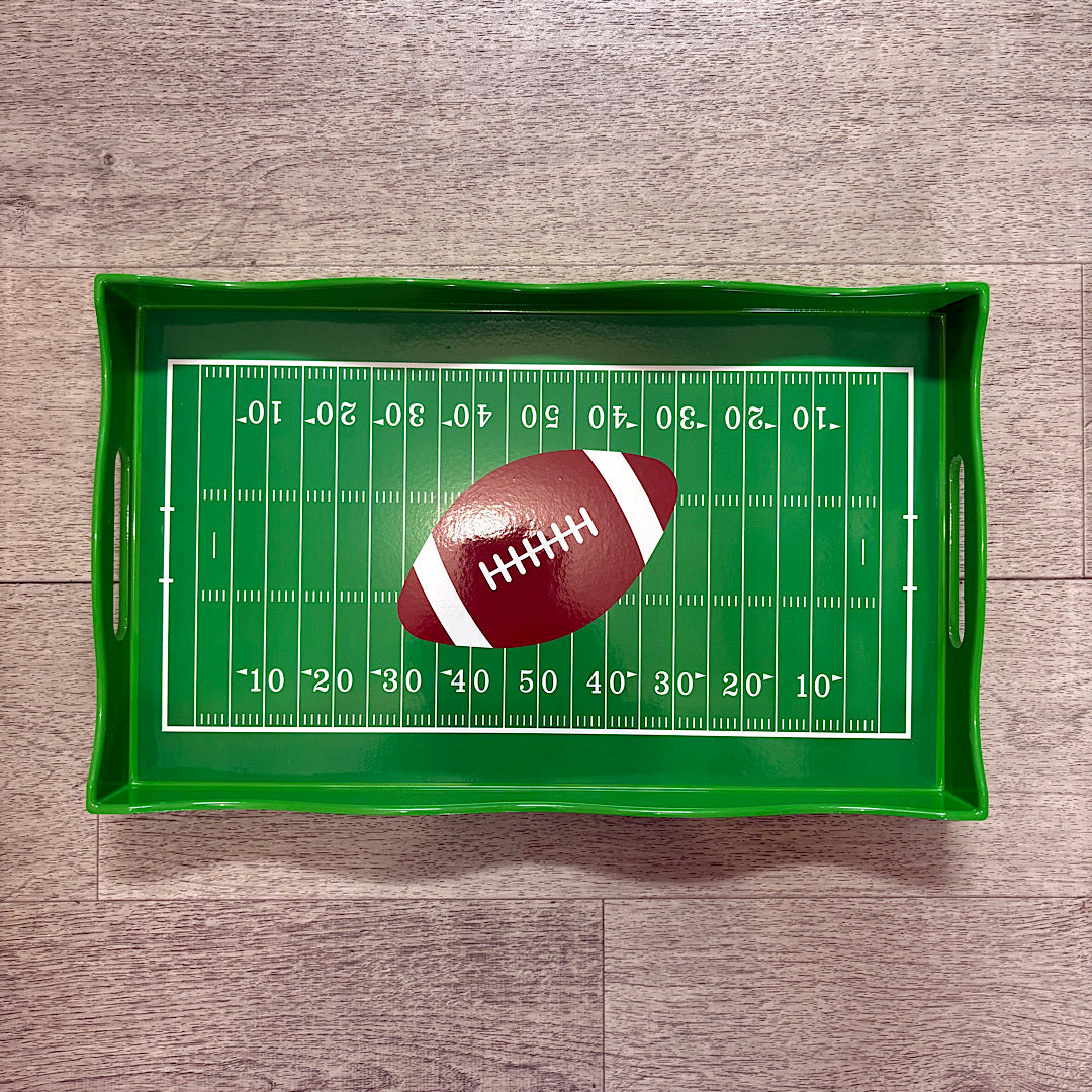 Game Day lacquered tray