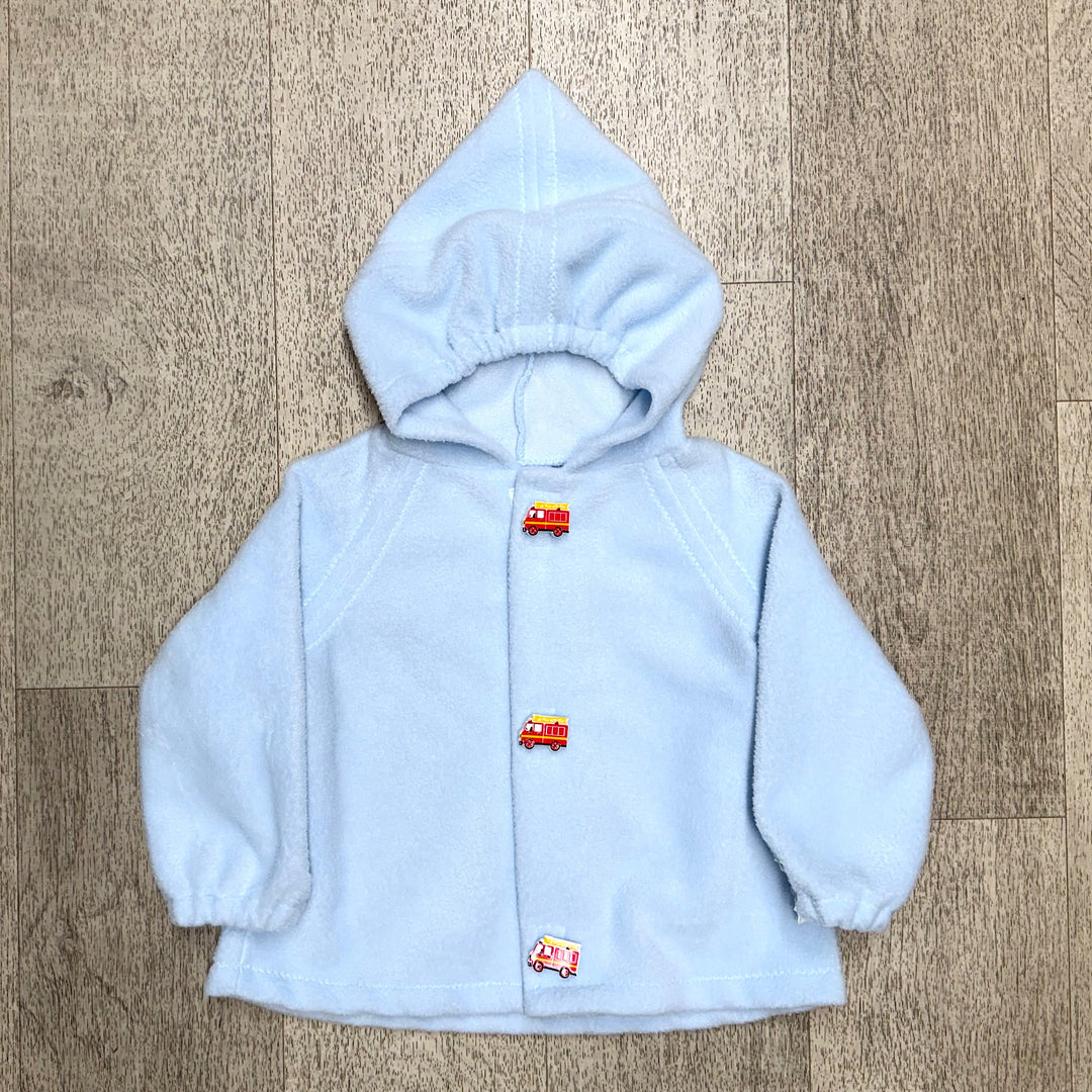 Handmade Light Blue Fleece Hoodie