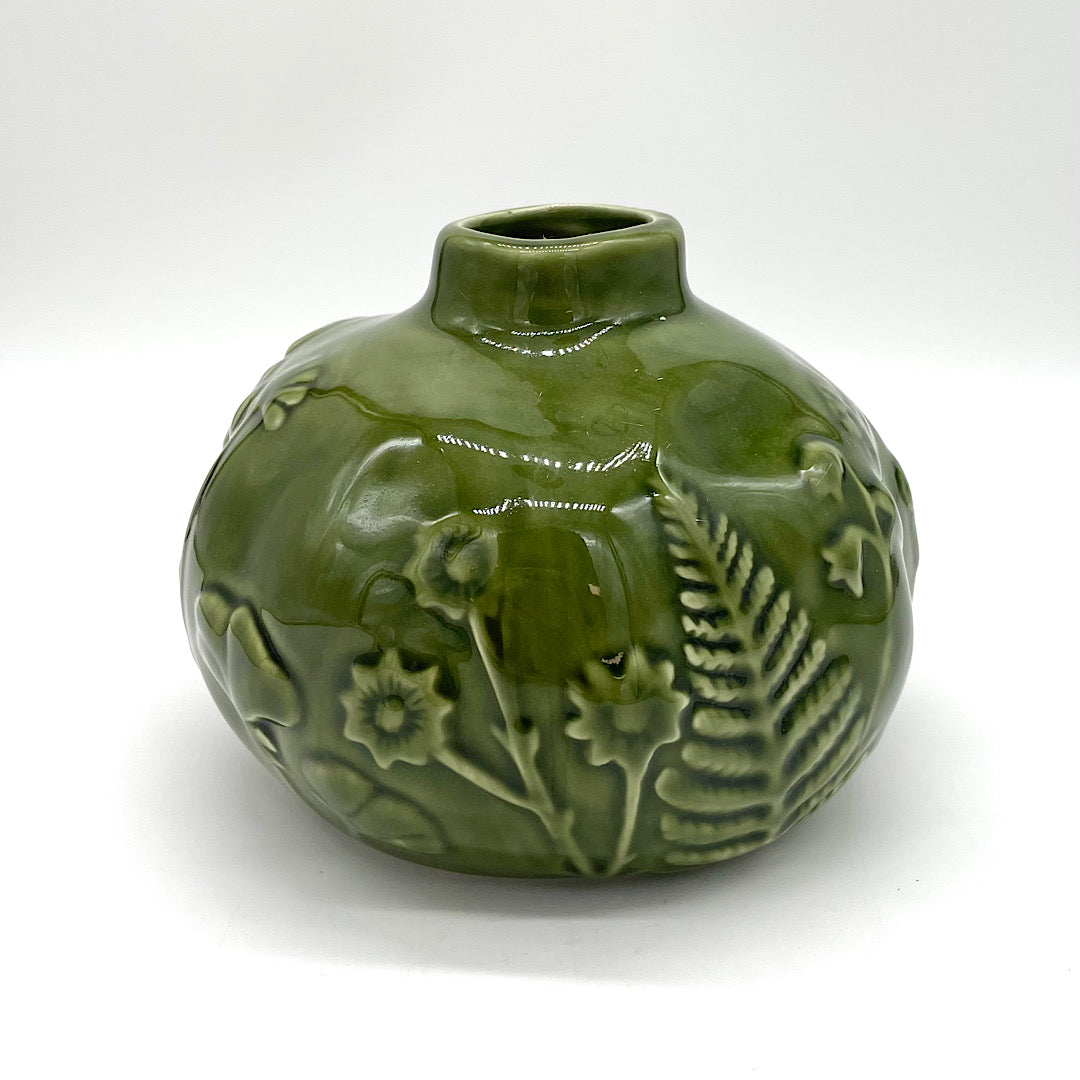 Green Organic Shaped Floral Vase