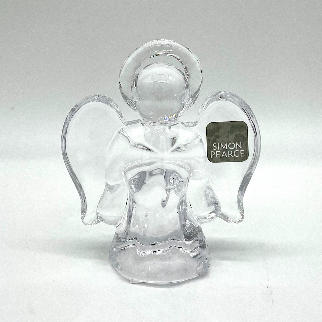 Simon Pearce Glass Angel Figurine