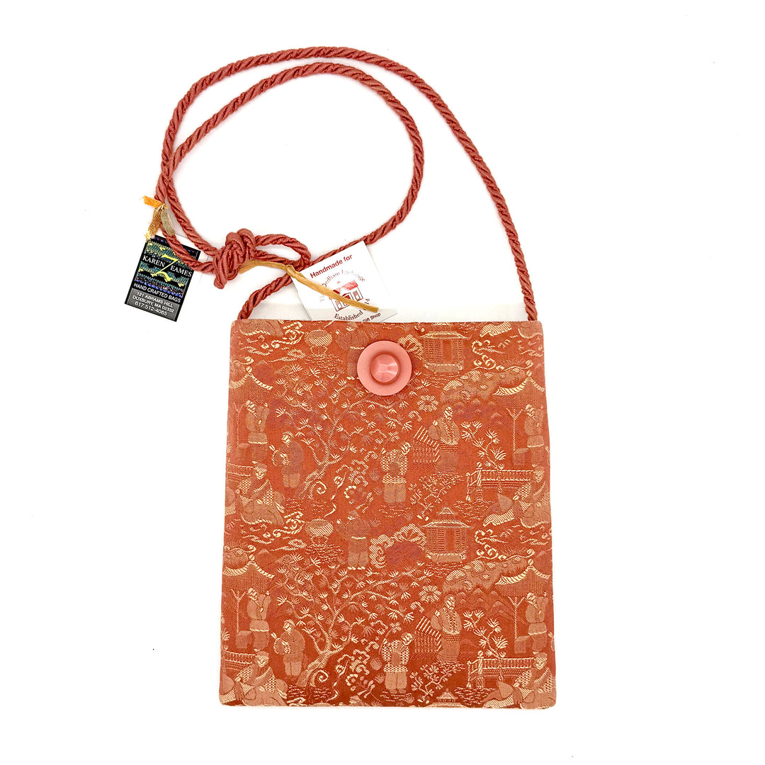 Handmad Terra Cotta Fabric Bag