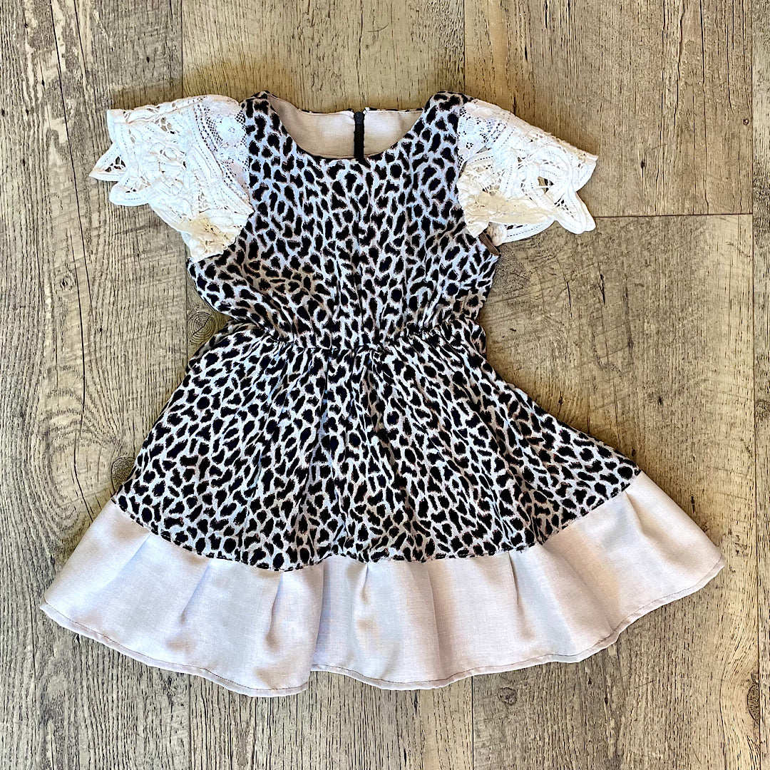 Handmade Leopard Print Dress