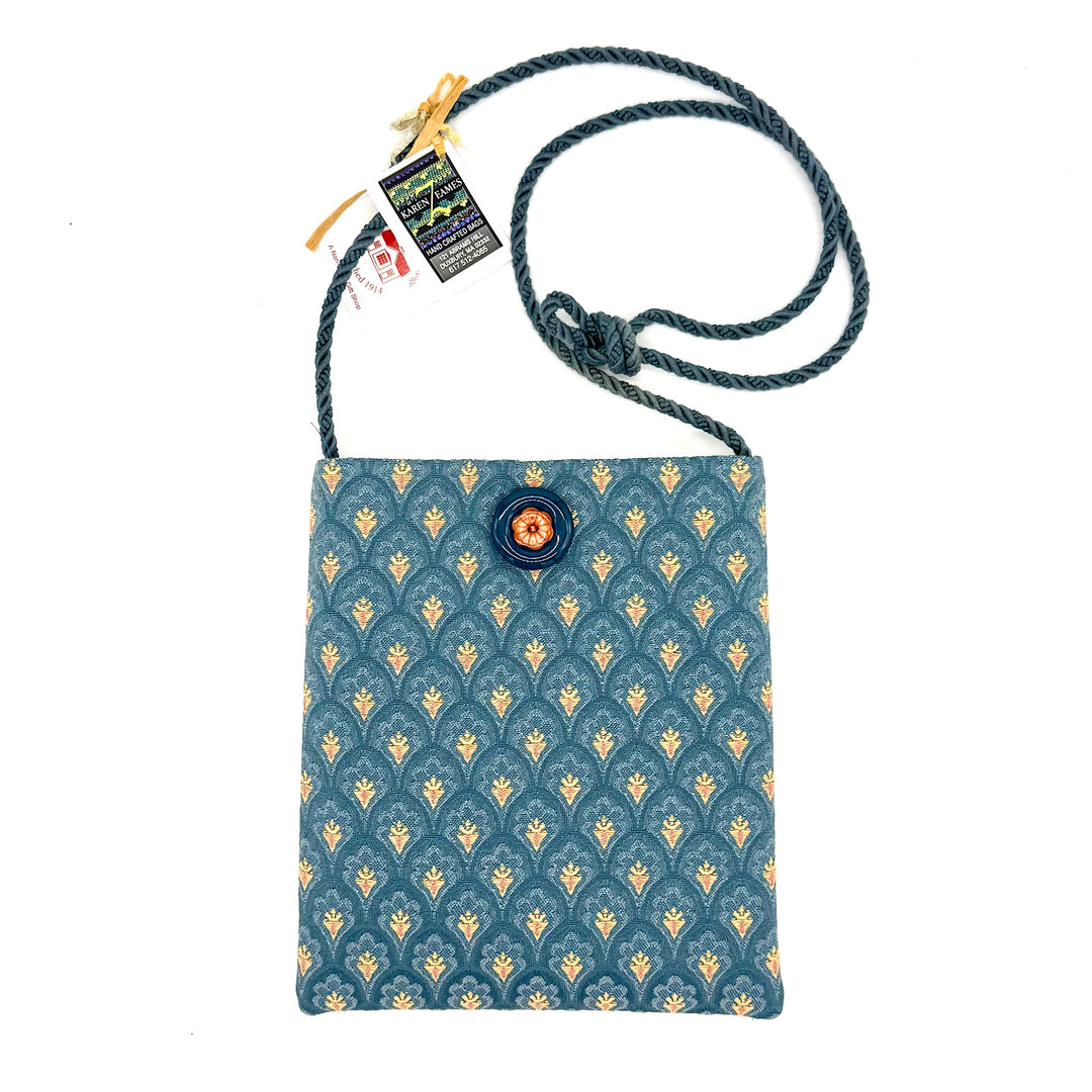 Handmade Blue Fabric Bag