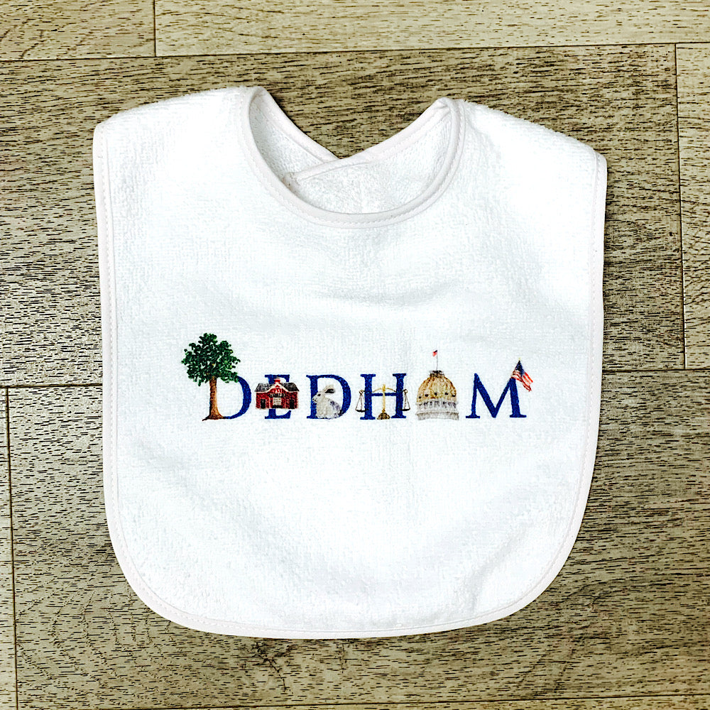 Tina Labadini Design Dedham Baby Bib