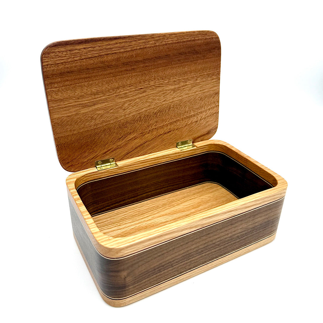 Handcrafted Wood Box With Butterfly