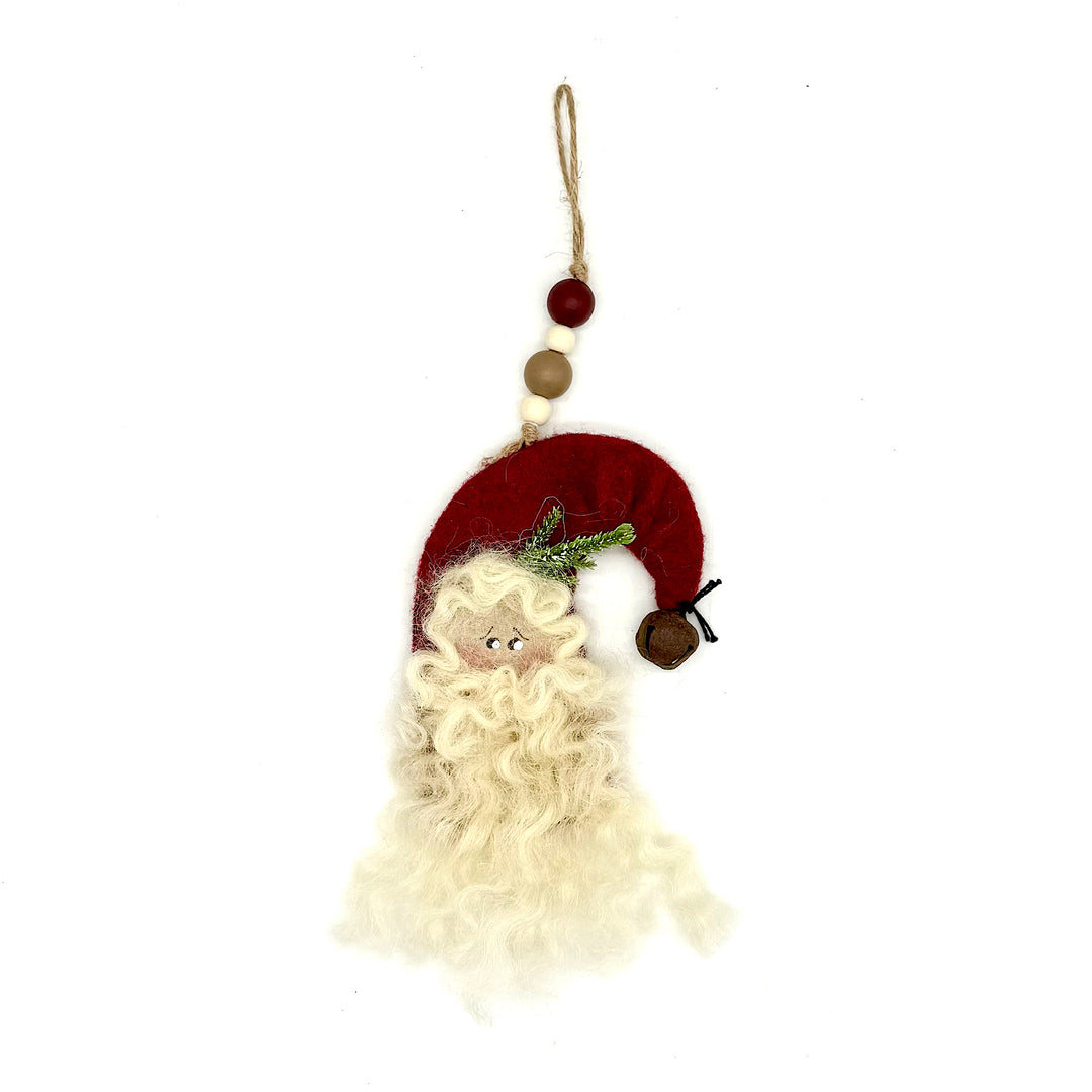 Handmade Santa Ornament