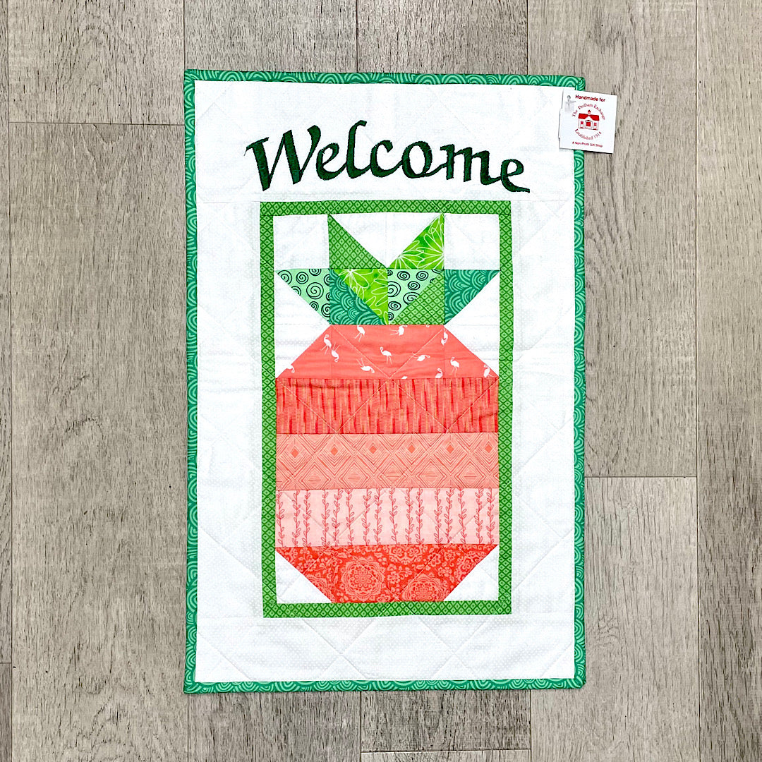 Handmade Quilted "Welcome" Wall Hanging