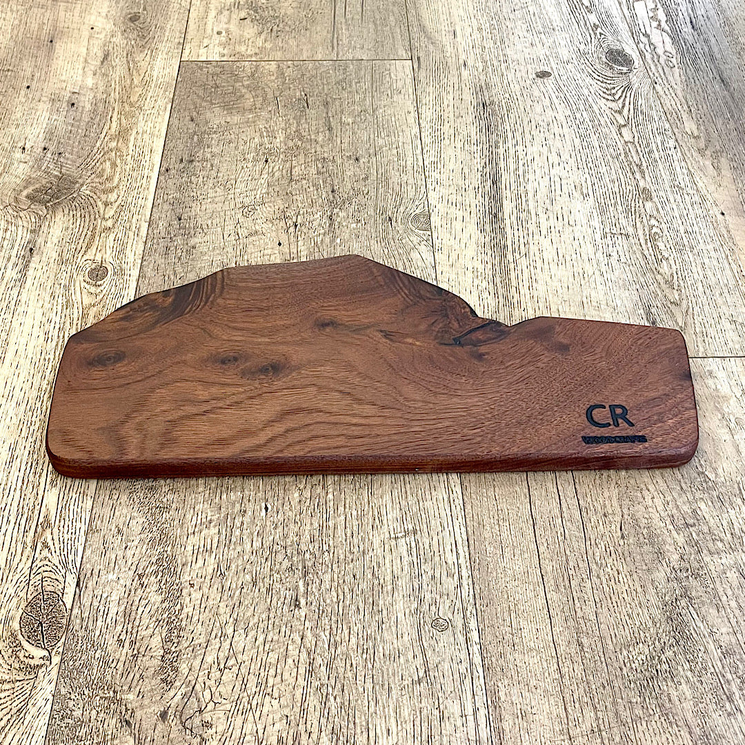 Handcrafted Black Walnut Wood Board