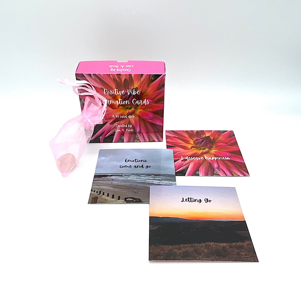 Handcrafted Positive Vibe Affirmation Cards